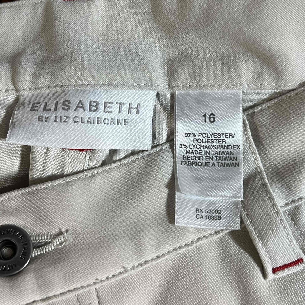 Elisabeth Liz Claiborne lightweight Pants Women Size 16 NWT - Picture 5 of 6